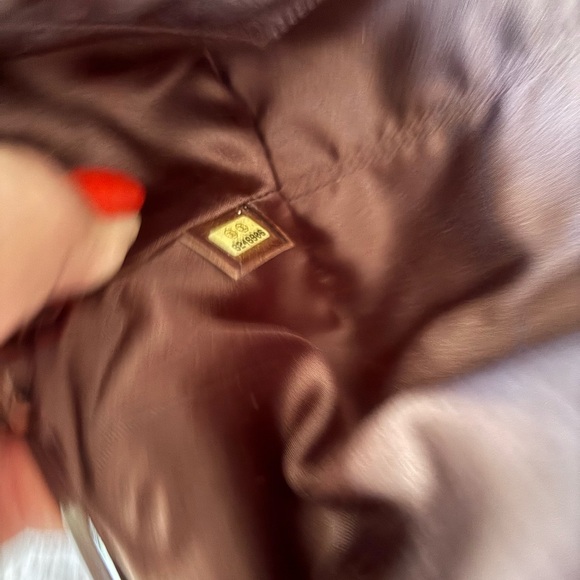 Chanel Glossy Orange Quilted Shoulder Bag with dusty - Picture 9 of 9